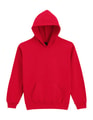 Kinder Hoodie Gildan Softstyle SF500B Rood
